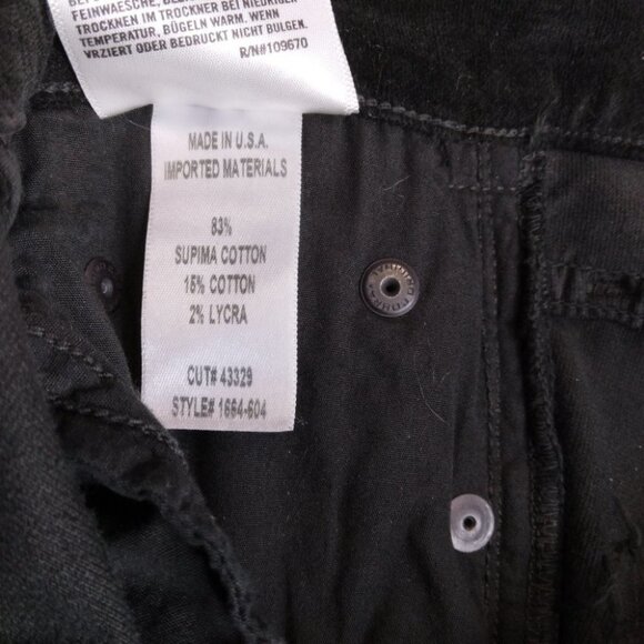 Citizens Of Humanity Cara High Rise Cigarette Ankle Green Velvet 24 - Picture 11 of 12